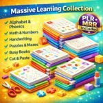 21000+ Kids Worksheets Bundle Homeschool Classroom Printables Mega Library PLR MRR - Image 2