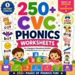 250+ CVC Phonics Worksheets | Kindergarten Phonics Activities | Reading Practice Printable PDF