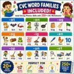 250+ CVC Phonics Worksheets | Kindergarten Phonics Activities | Reading Practice Printable PDF - Image 3