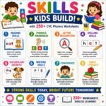 250+ CVC Phonics Worksheets | Kindergarten Phonics Activities | Reading Practice Printable PDF - Image 5