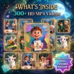300+ Kids Moral Stories Videos Bundle | PLR MRR Resell Rights | Faceless YouTube Kids Content | TikTok Instagram Reels Bundle - Image 8