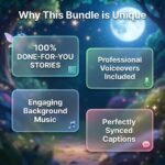 300+ Kids Moral Stories Videos Bundle | PLR MRR Resell Rights | Faceless YouTube Kids Content | TikTok Instagram Reels Bundle - Image 2