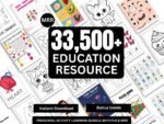 33,500+ Educational Kids Resources Bundle, Kids Learning Bundle, DFY Digital Product Bundle, PLR Master Resell Rights, Classroom Activities