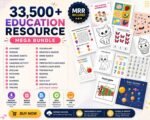 33,500+ Kids Educational Resources Bundle | Learning Activities & Classroom Printables | PLR MRR | Digital Download - Image 2
