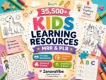 35,500+ Kids Learning Bundle PLR MRR | Educational Worksheets & Classroom Activities | DFY Printable Pack - Image 7