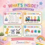400+ Kids Learning Activities Bundle PLR MRR | Editable Canva Worksheets | Preschool Kindergarten Printable - Image 8