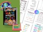 500 PLR Math Worksheets, Pre-K to Kindergarten, Teacher Worksheets Canva Editable,Education Resources (PLR) - Image 2