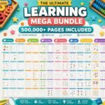 50,000+ Printable Worksheets for Kids | Preschool & Kindergarten Activities | Teacher Resources | Homeschool PDF | PLR MRR - Image 7