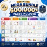 500,000+ Kids Educational Bundle PLR MRR | Coloring Pages, Printable Worksheets, Homeschool Learning Games - Image 9