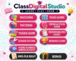 500,000+ Kids Educational Bundle PLR MRR | Coloring Pages, Printable Worksheets, Homeschool Learning Games - Image 5