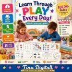 500,000+ Kids Learning Bundle | MRR PLR | Printable Worksheets | Preschool & Kindergarten Activities | Homeschool - Image 8