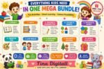 500,000+ Kids Learning Bundle | MRR PLR | Printable Worksheets | Preschool & Kindergarten Activities | Homeschool - Image 7