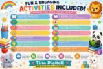 500,000+ Kids Learning Bundle | MRR PLR | Printable Worksheets | Preschool & Kindergarten Activities | Homeschool - Image 5