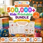 500,000+ Kids Printable Bundle | Preschool Worksheets, Learning Activities, PLR & MRR