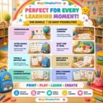 500,000+ Kids Printable Bundle | Preschool Worksheets, Learning Activities, PLR & MRR - Image 4