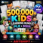 500K+ Kids Learning Bundle | Worksheets, Coloring Pages, Busy Books (PLR MRR)