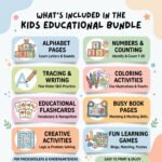 500k Kids Learning Pages Bundle, PLR MRR (Printable PDF, Canva Templates) - Image 4