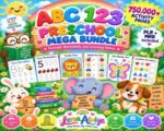 750,000+ Printable Kids Learning Bundle | Worksheets, Coloring Pages, Homeschool Games | PLR MRR - Image 2