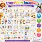 800,000+ Kids Printable Bundle PLR MRR | Preschool Worksheets | Homeschool Activities | Teacher Resources | Commercial Use - Image 2
