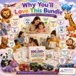 800,000+ Kids Printable Bundle PLR MRR | Preschool Worksheets | Homeschool Activities | Teacher Resources | Commercial Use - Image 8