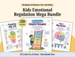 Children Emotional-Regulation Workbook. Over 220 Activities. Therapy Worksheets. Therapy Resources. Neurodiversity Book.