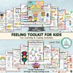 Coping Skills Workbook for Kids PRINTABLE | Emotional Regulation Mindfulness Activities | Calm Down Strategies DBT Cards, SEL Worksheets pdf