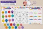 Emotions Activity for Kids | Feelings Matching Game + Cut and Paste | Preschool SEL Printable | Learn Emotions Busy Book | Ages 2-5 - Image 6