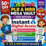 Kids Activity PLR MRR Mega Bundle, Printables, Worksheets, Coloring Pages (Digital Download) - Image 2