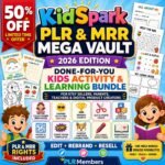 Kids Activity PLR MRR Mega Bundle, Printables, Worksheets, Coloring Pages (Digital Download) - Image 7