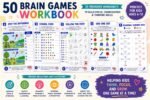 Kids Brain Games Workbook | 50 Printable Activities for Focus, Memory (PDF Download) - Image 2