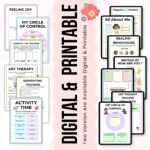Kids CBT Worksheets, Cognitive Behavioral Therapy Activities for Children, Printable Mental Health Counseling Tools, Emotional Regulation - Image 2