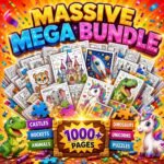 Kids Coloring Pages Bundle | 10 Million+ Printable Pages, Worksheets (PLR MRR) - Image 9