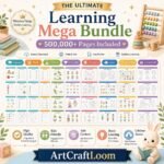 Kids Educational Printable Bundle: 500,000+ PLR MRR Worksheets for Preschool & Homeschool - Image 3
