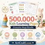 Kids Educational Printable Bundle: 500,000+ PLR MRR Worksheets for Preschool & Homeschool - Image 5