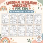 Kids Emotional Wellbeing Bundle | 60 Printable CBT Worksheets (Digital Download) - Image 6