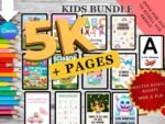 Kids Learning Bundle: 5K+ Pages, Planners, Worksheets (MRR PLR)
