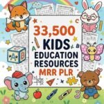 Kids Learning Mega Bundle | 33,500+ Printable Worksheets Activities | PLR & MRR Included | Digital Download