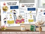 Kids Money Management Worksheets | Editable Canva Template | Financial Literacy Activities | PLR Digital Product | Printable - Image 9