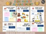 Kids Money Management Worksheets | Editable Canva Template | Financial Literacy Activities | PLR Digital Product | Printable - Image 14
