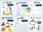 Kids Money Management Worksheets | Editable Canva Template | Financial Literacy Activities | PLR Digital Product | Printable - Image 2