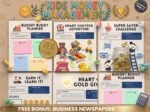 Kids Money Management Worksheets | Editable Canva Template | Financial Literacy Activities | PLR Digital Product | Printable