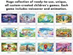 Kids Quiz Games Bundle | Animated, Voiceover (PLR Canva Templates) - Image 8