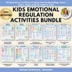Kids Self-Regulation Mega Bundle Over 220 Activities. Grounding Techniques. Mindfulness Skills. ADHD Visual Support