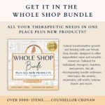Kids Therapy Bundle. Life skills. Emotional Resiliency. Therapy Resources. Self-Care. ADHD planner, impulse control. CBT Tools. Psychology - Image 9