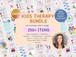 Kids Therapy Worksheets Bundle: Counselor Resources with PDF Resell Rights (250+ Items)