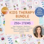Kids Therapy Worksheets Bundle: Counselor Resources with PDF Resell Rights (250+ Items)