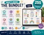 Kids Therapy Worksheets Bundle PLR MRR | ADHD, Anxiety & Emotional Regulation Resources | Canva Editable - Image 2