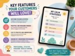 Kids Therapy Worksheets Bundle PLR MRR | ADHD, Anxiety & Emotional Regulation Resources | Canva Editable - Image 4