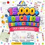 Mega Kids Learning Activities Bundle: 15,000+ Printable Educational Games (PLR/MRR)