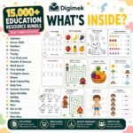 Mega Kids Learning Activities Bundle: 15,000+ Printable Educational Games (PLR/MRR) - Image 7